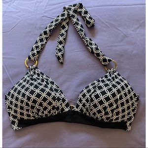 Liz Claiborne Halter Style Bathing Suit Top Size: 14